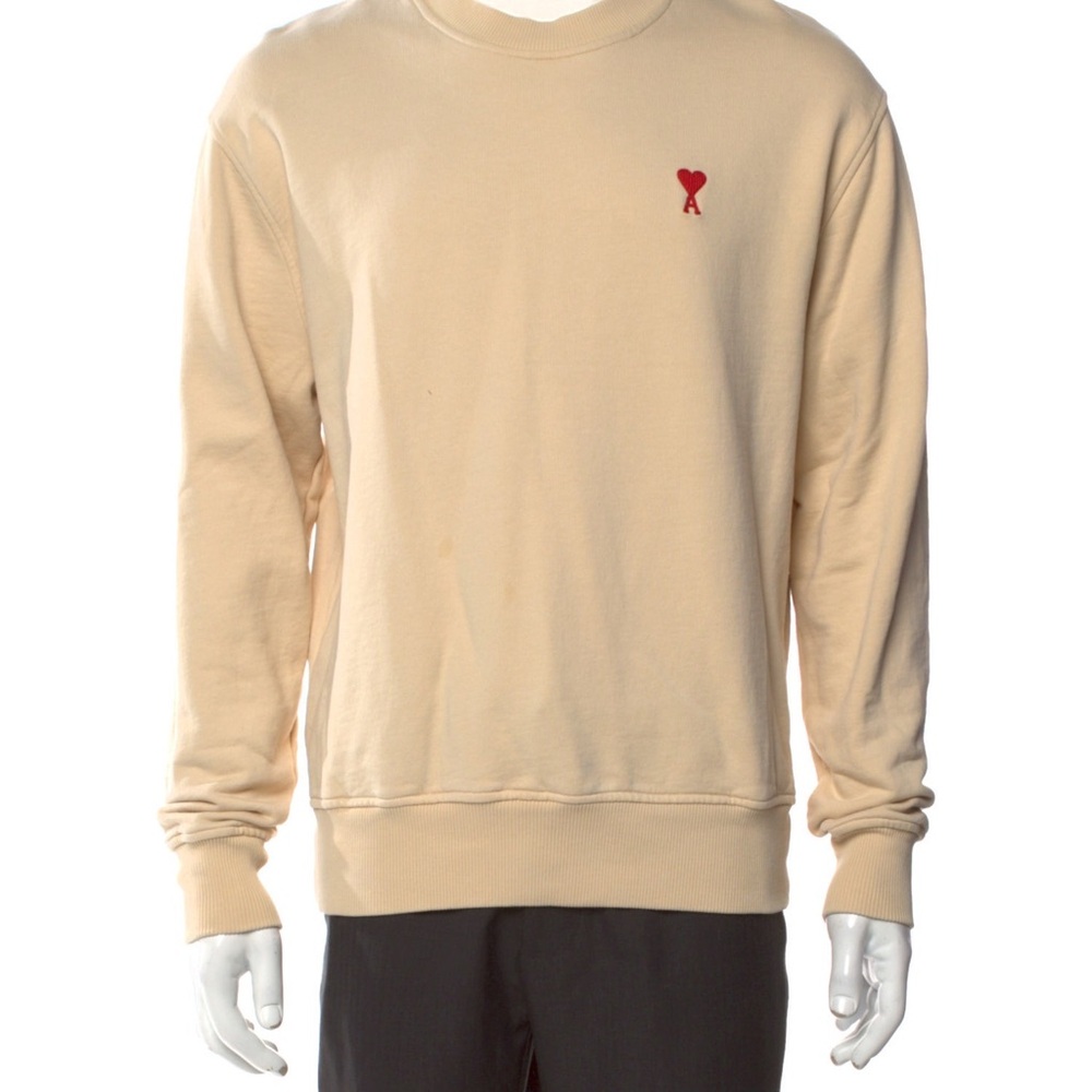 AMI Mattiussi Ami de Coeur Classic Fit Crewneck